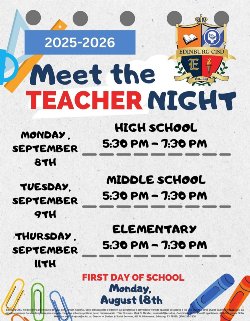 Meet The Teacher 5:30PM - 7:30PM